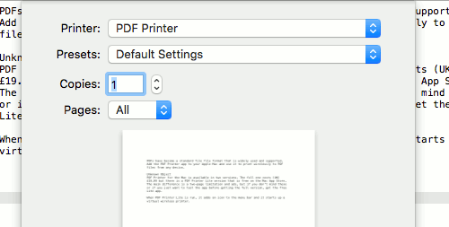 virtual printer for mac